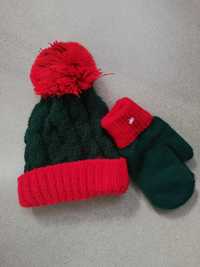 Komplet dziecięcy czapka + rękawiczki,  unisex