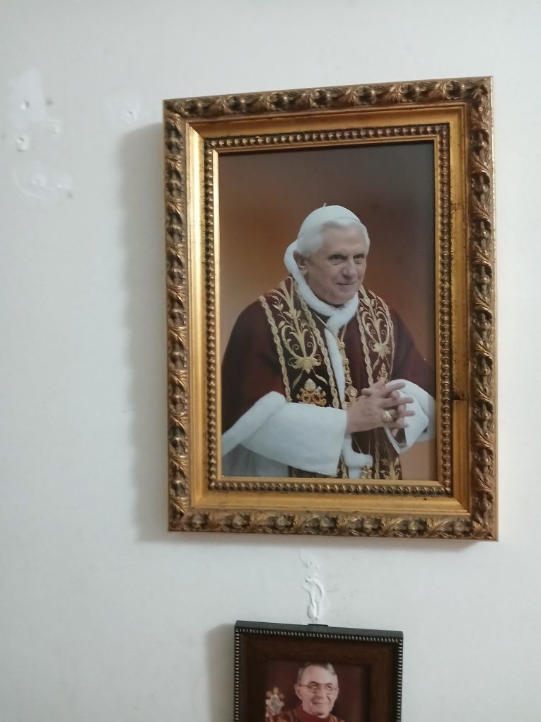 Arte sacra foto de 3 Papas