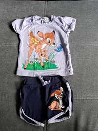 Komplet Bambi 86 lilia granat Disney lato