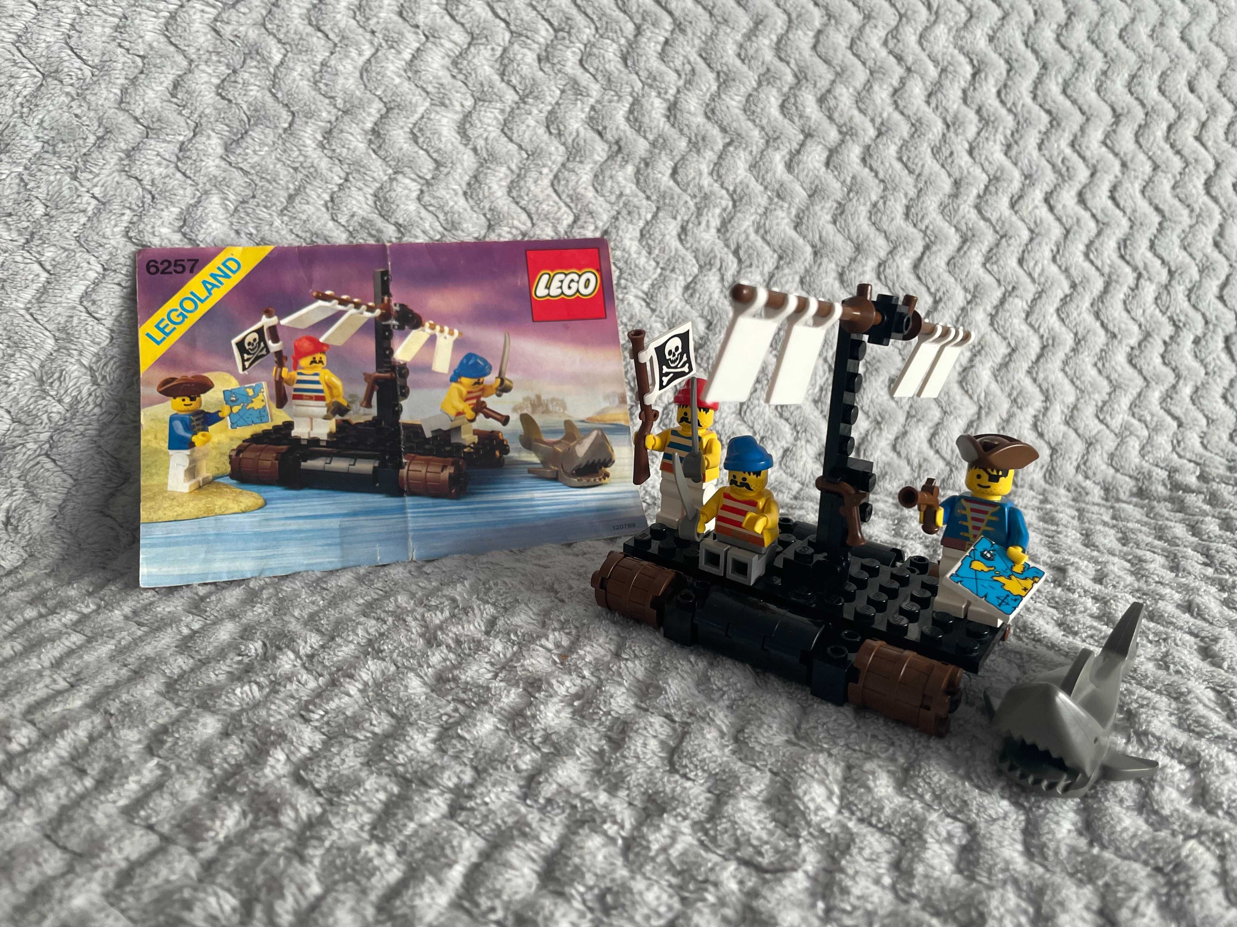 Lego Piraci 6257 Castaway's Raft = kompletny 100% + instrukcja + box