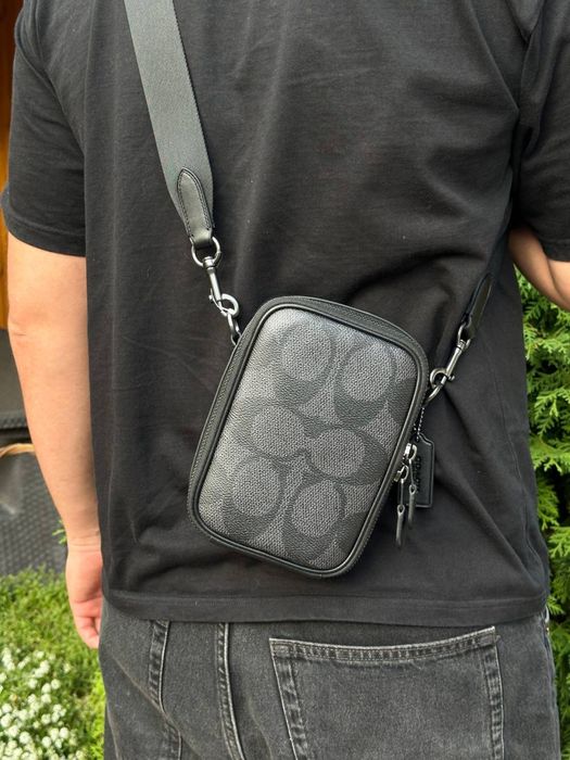 Сумка ОРИГІНАЛ Coach Stanton Maxi Sig Чорний