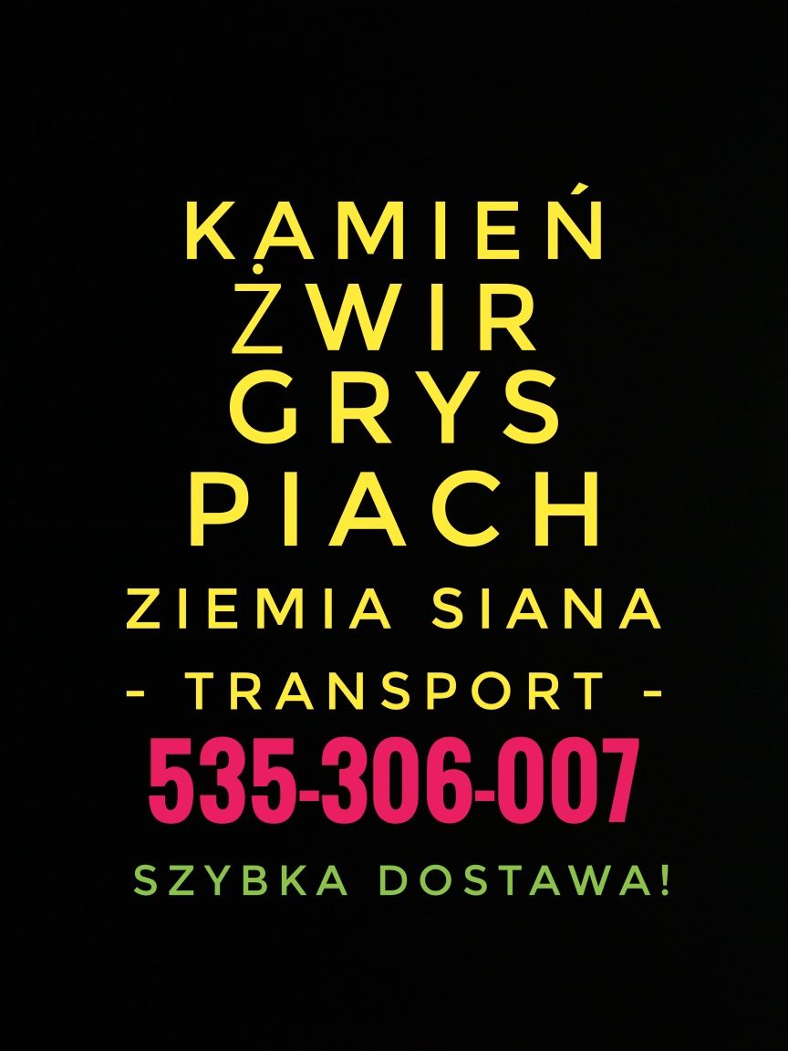 żwir kruszywo Kamień kliniec wysiewka grys piach drenaż beton wapno