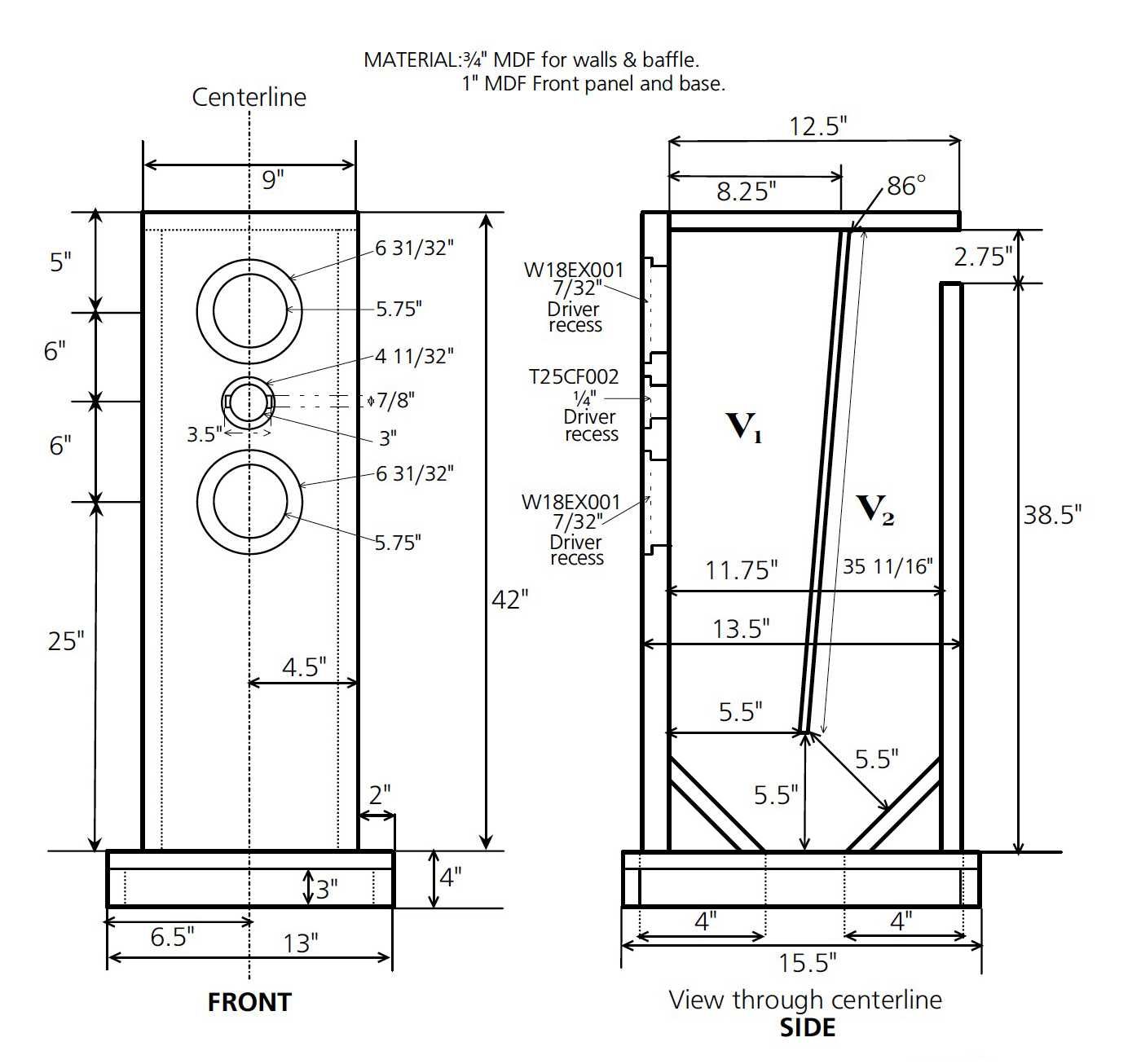 Kolumny głośnikowe Hi-Fi dwudrożne pełnozakresowe 2 x 280 RMS/8ohm STX