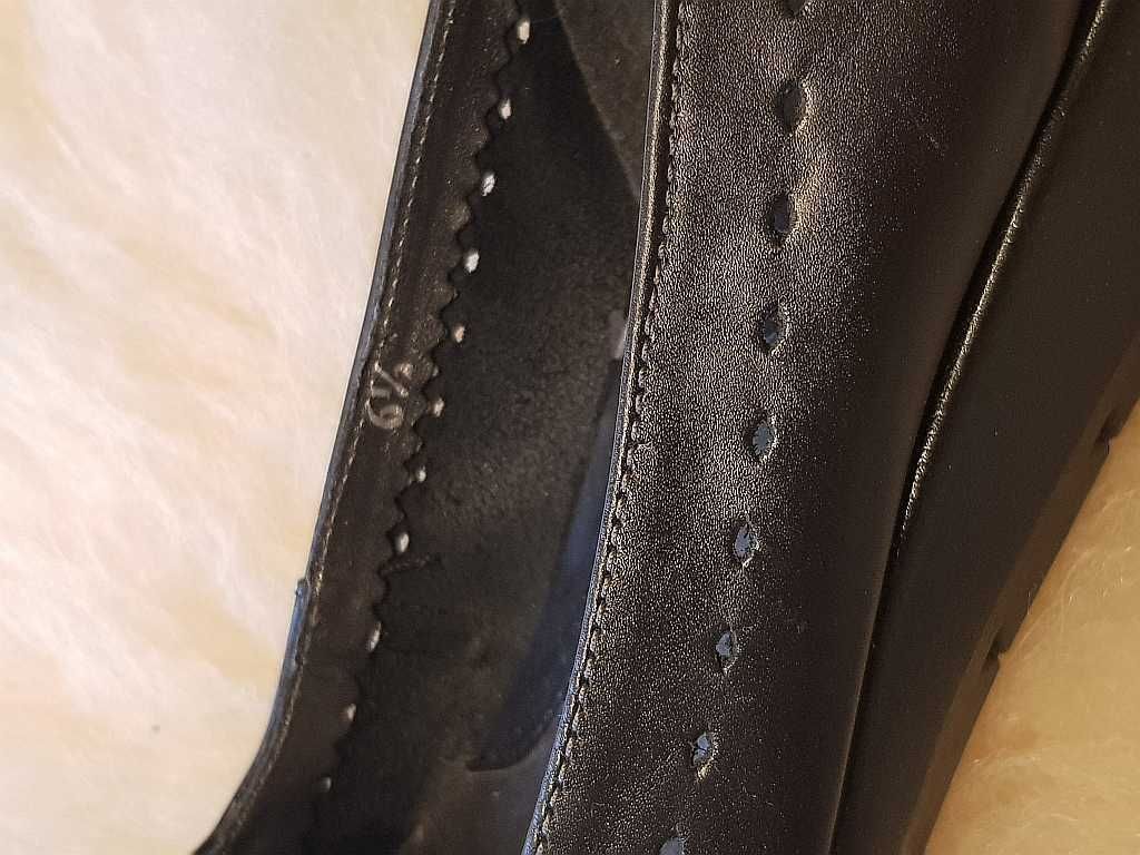 Mokasyny damskie - zdrowotne - ze skóry - Foot Glove - Wider Fit r 39