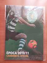 Caderneta cromos Sporting 2010/11 nova e completa.
