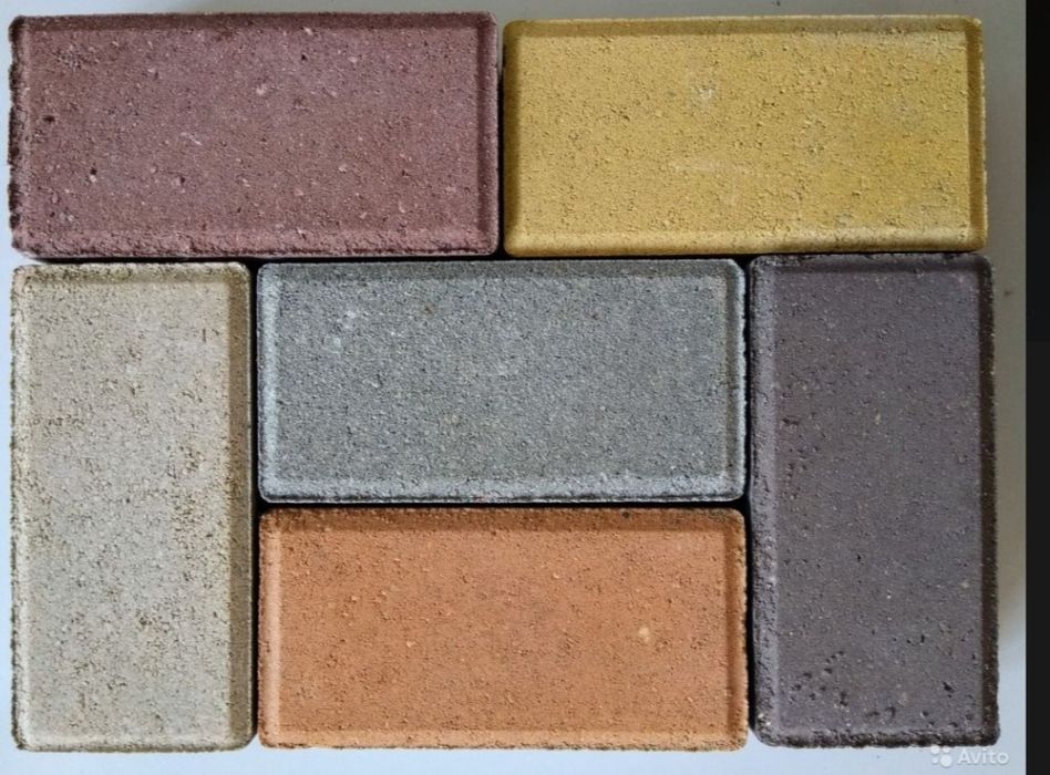 Тротуарна плитка, бордюри від виробника, 9 кольорів, товщина 30-80 мм.