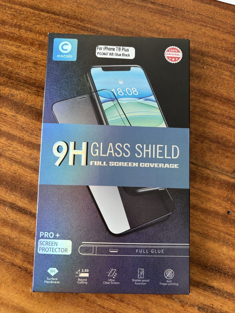 Захисне скло Mocolo для iPhone 8 Plus 5D Full Glue Black (0.33 мм)