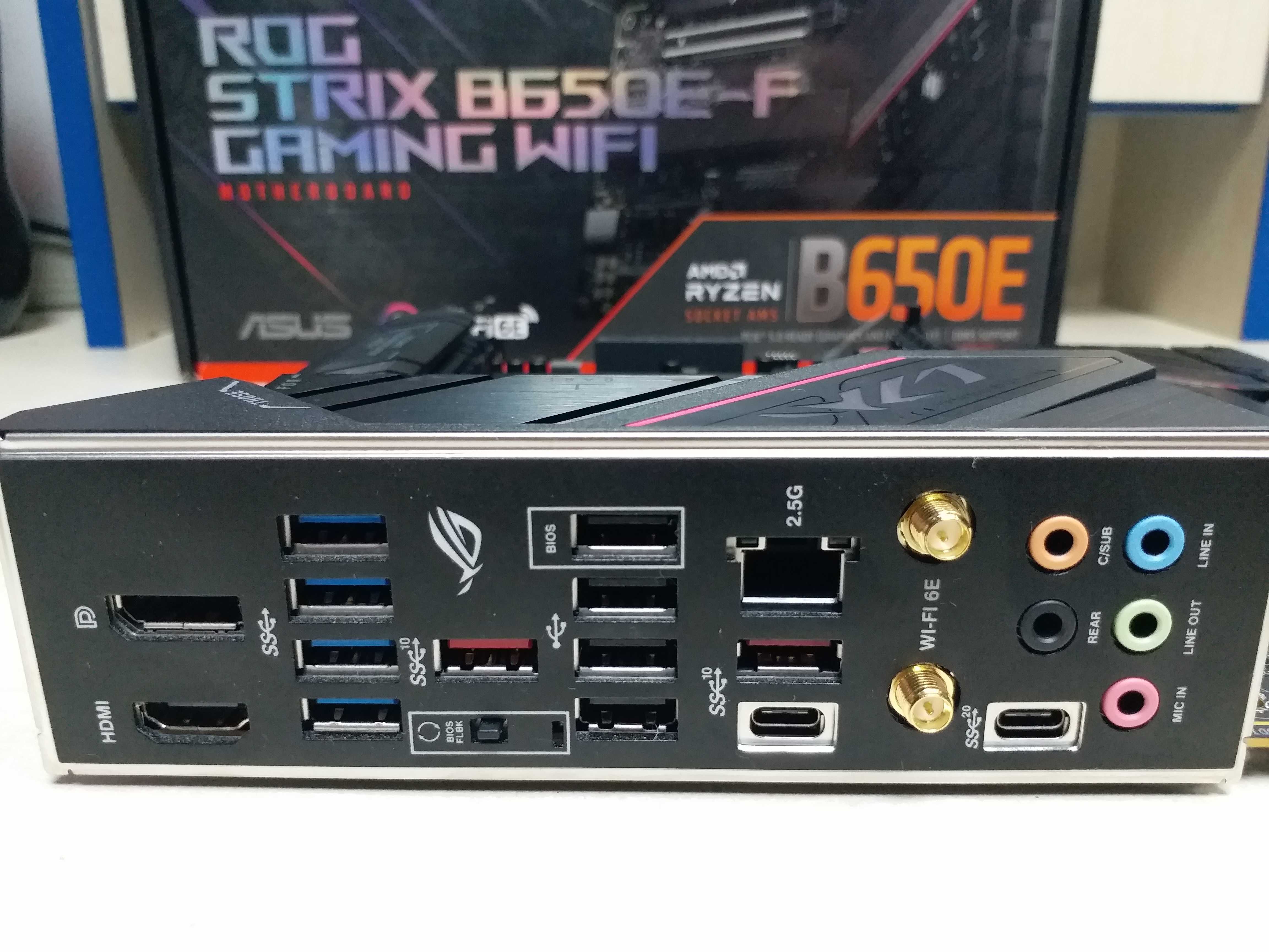 Топ плата Asus ROG Strix B650E-F Gaming WiFi   AM5 DDR5