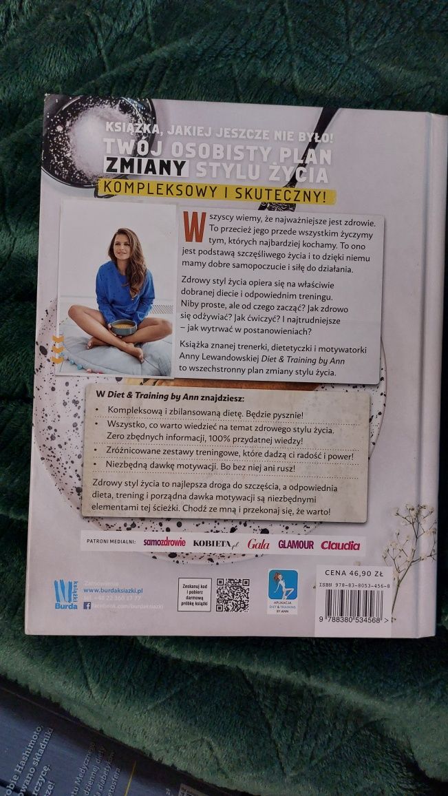 Nowa książka poradnik żywieniowy, dieta i trening Anna Lewandowska