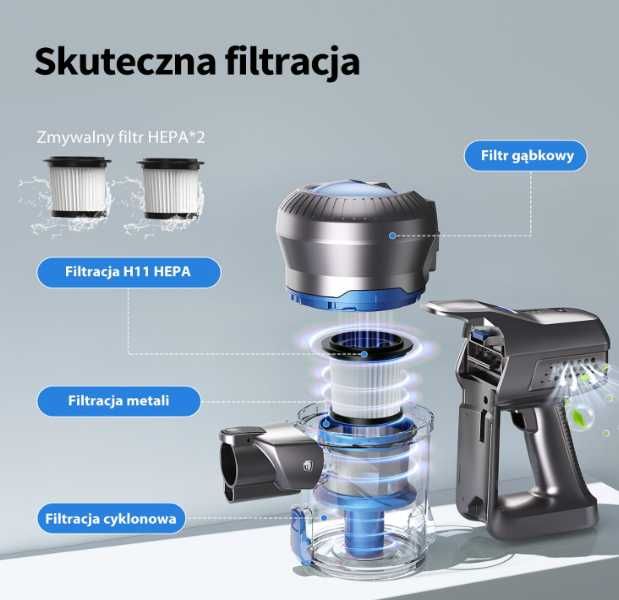 Bezprzewodowy odkurzacz Kalado KCV500