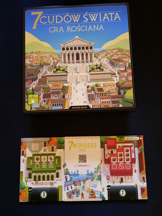 7 cudów świata gra kościana + mini dodatek