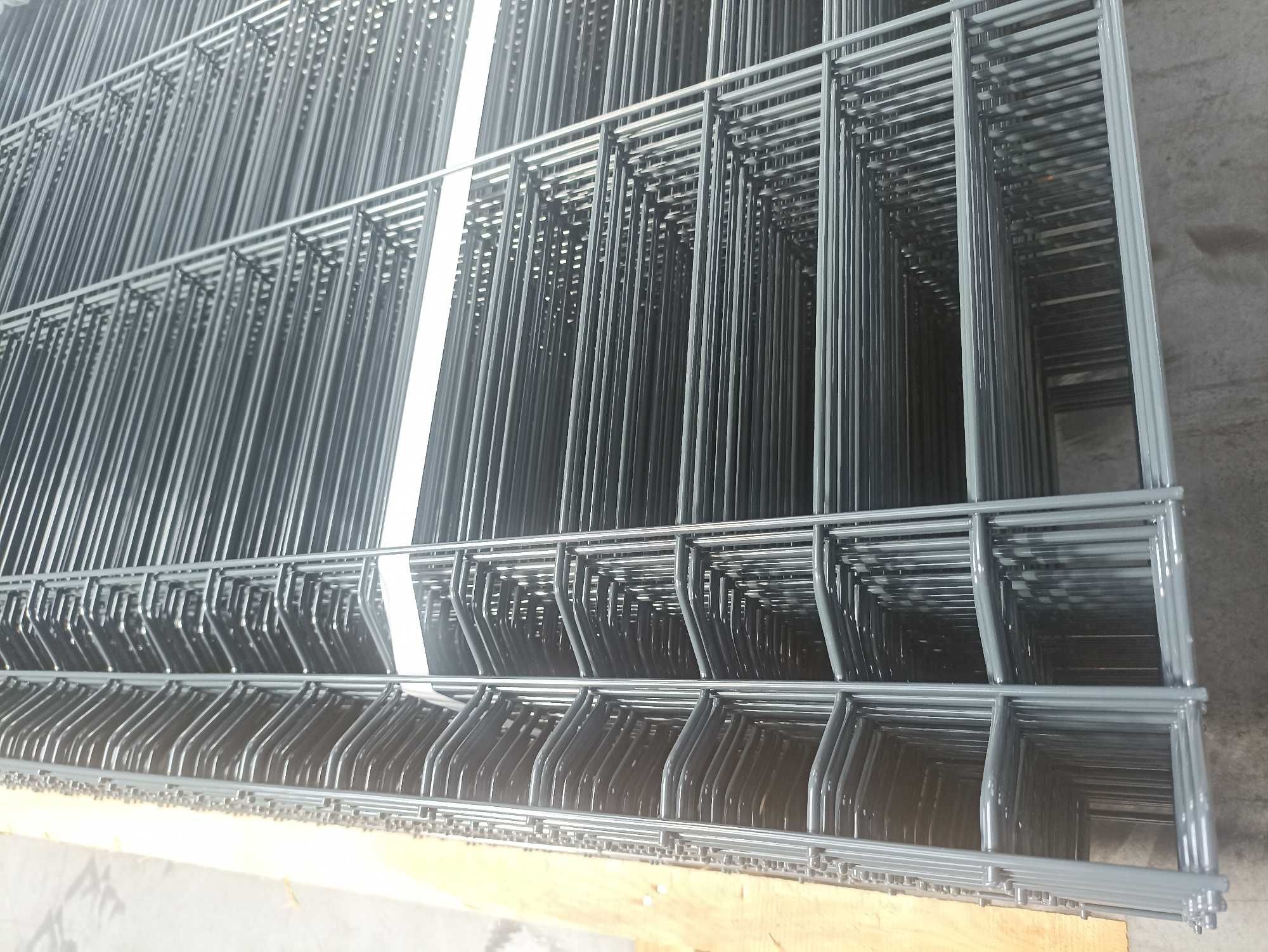 Panel ogrodzeniowy 3D ocynk + RAL grafit 4 - 1,23 grafitowy panele