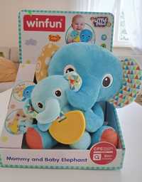 Edukacyjne słoniki dla niemowlaka Winfun