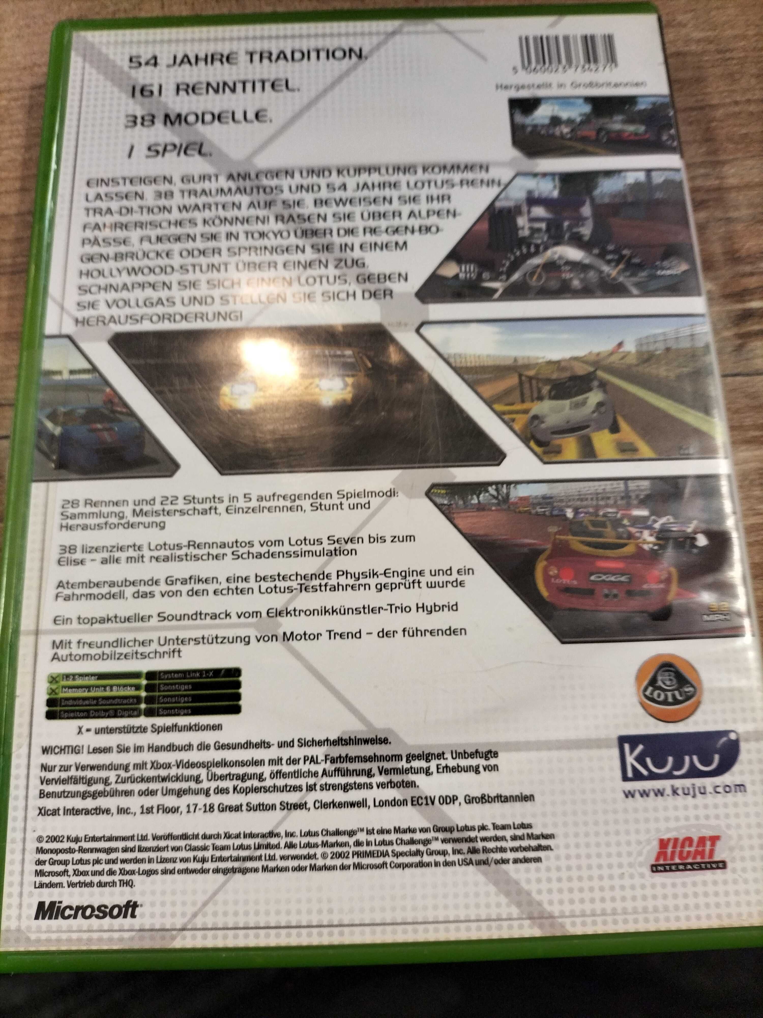Lotus Challenge Xbox Unikat!!  Sklep/Wysyłka/Wymiana