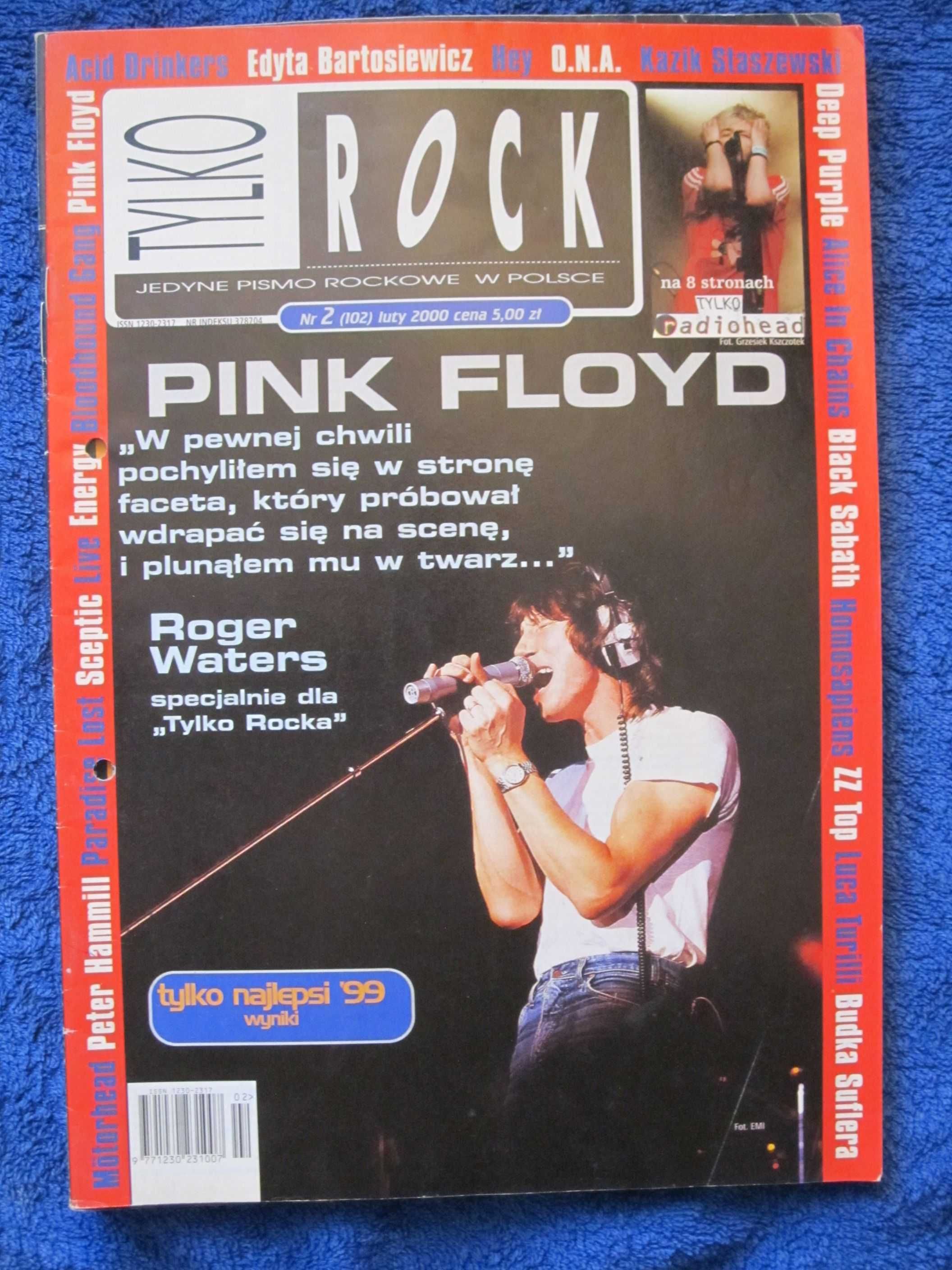 Tylko Rock 2/2000 Pink Floyd,Radiohead, Motorhead,Deep Purple