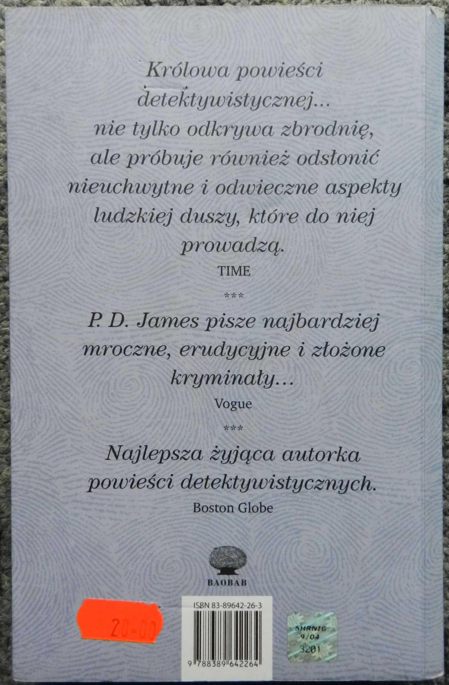 James P.D. - Całun dla pielęgniarki