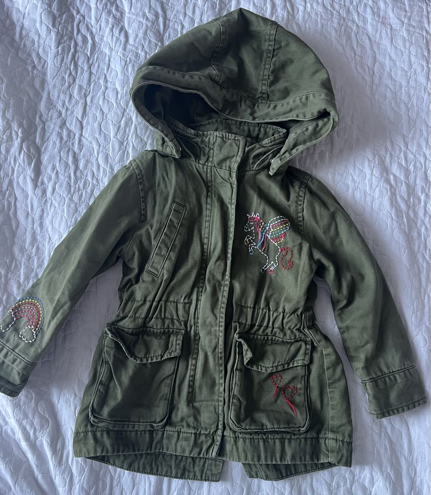 H&M parka dla dziewczynki r.98