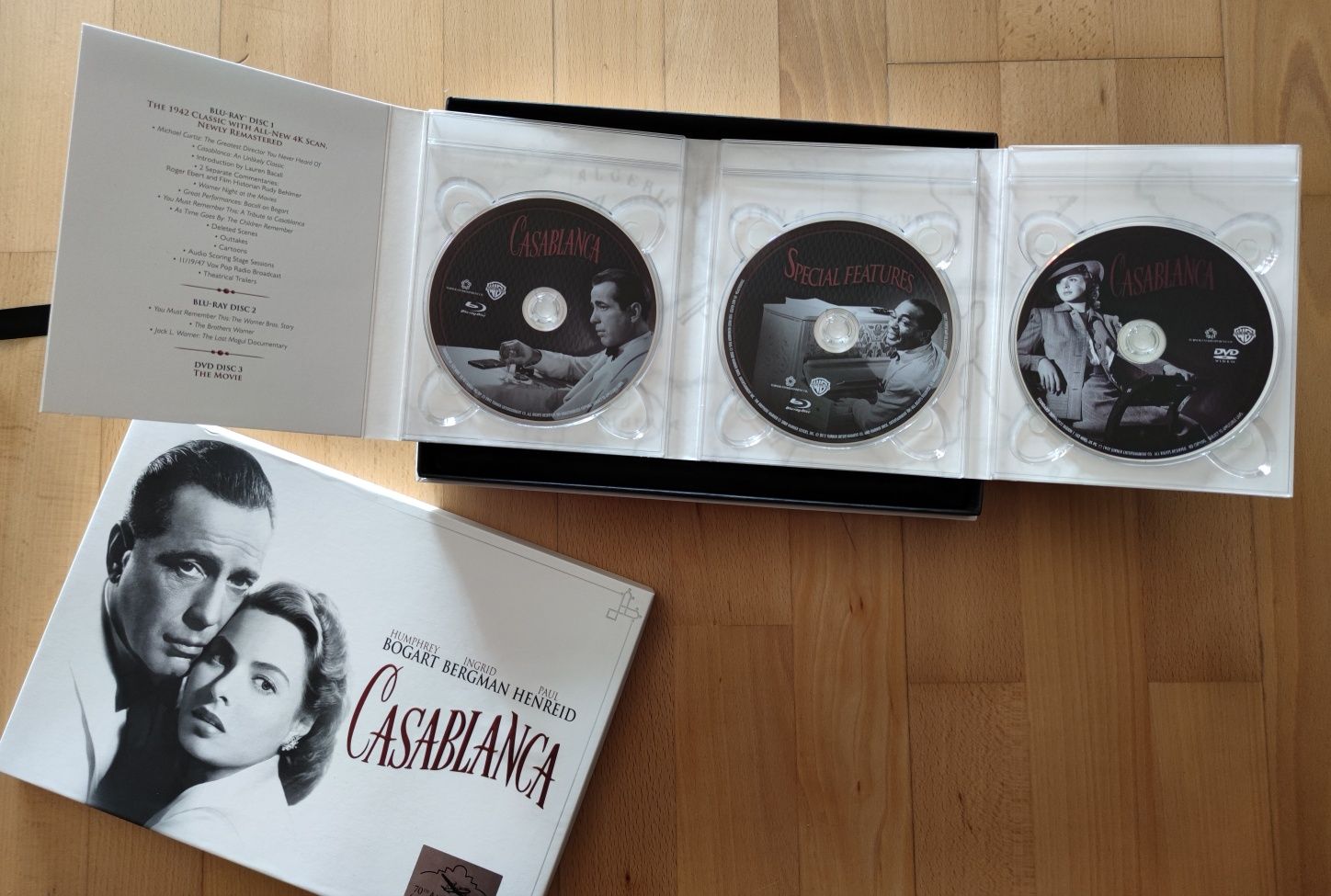 Casablanca - Edição 70° Aniversário - 3 discos Blu-ray