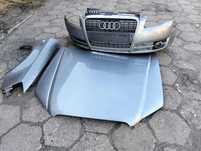 Audi A4 B7 LY7G reflektor xenon błotnik prawy przód maska zderzak pdc