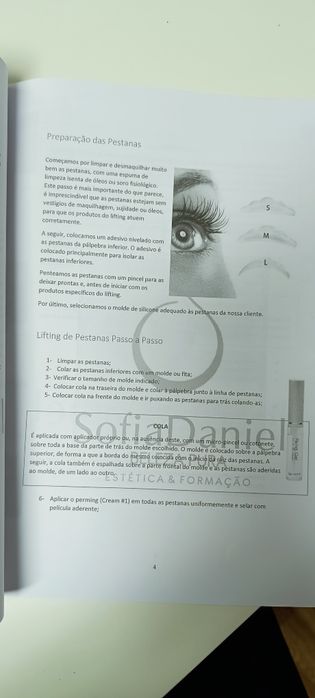 Manual de formação de Lifting de Pestanas