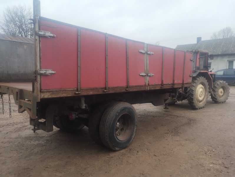 Przyczepa jednoosiowa wywrotka