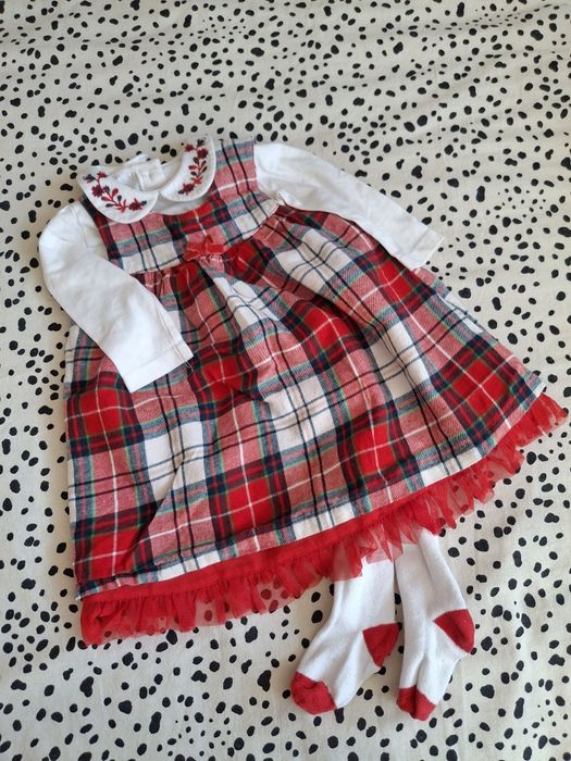 Sukienka świateczna 74 nutmeg