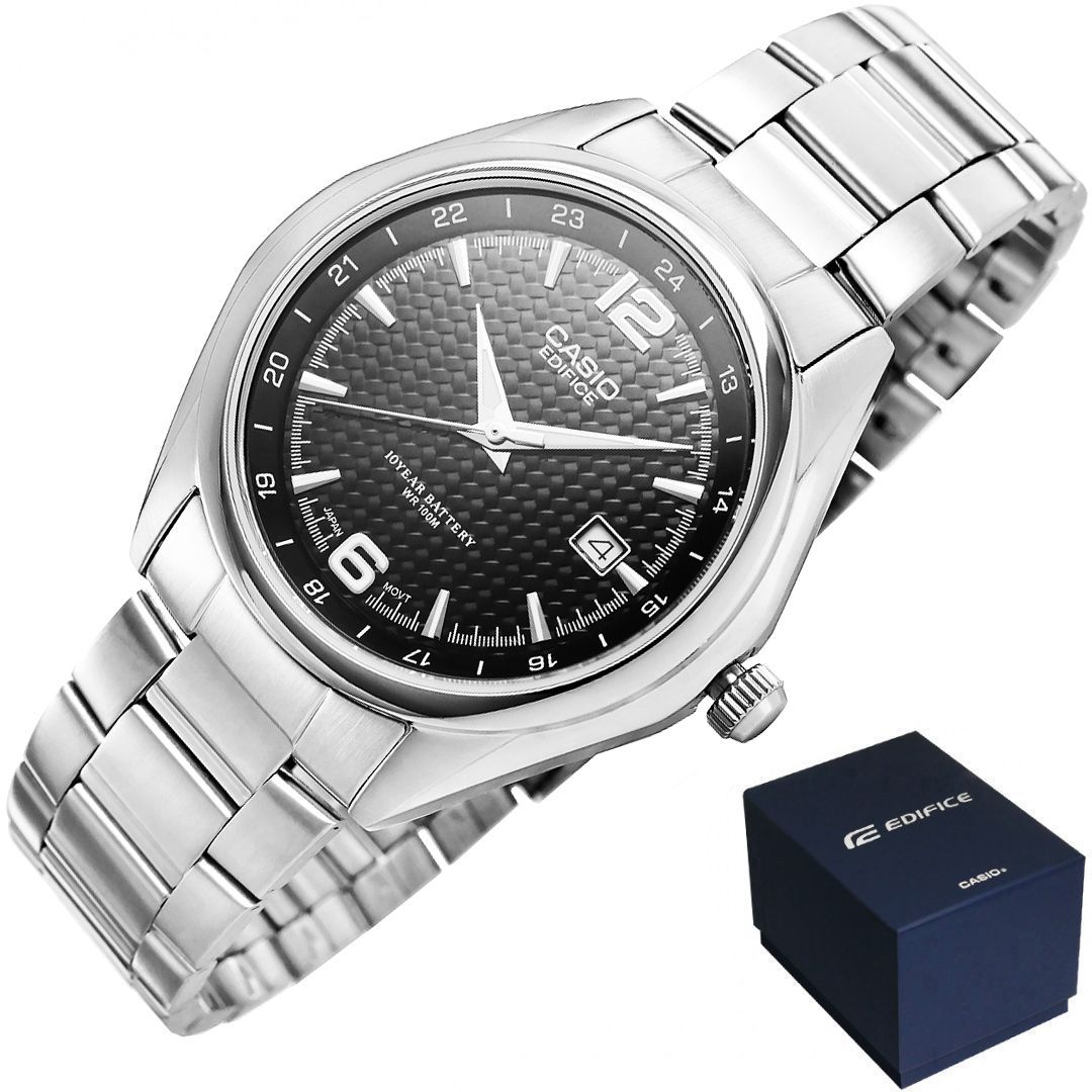 zegarek męski casio edifice ef-121d-1aveg 10 bar + box