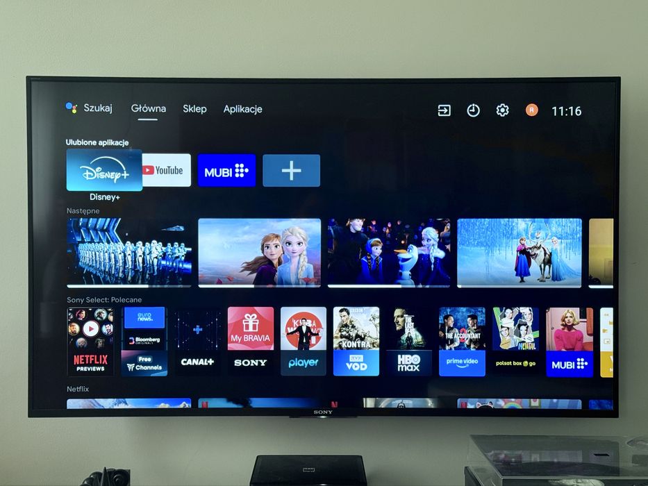 Telewizor Sony Bravia 55” 4K AndriodTV KD-55XD8005