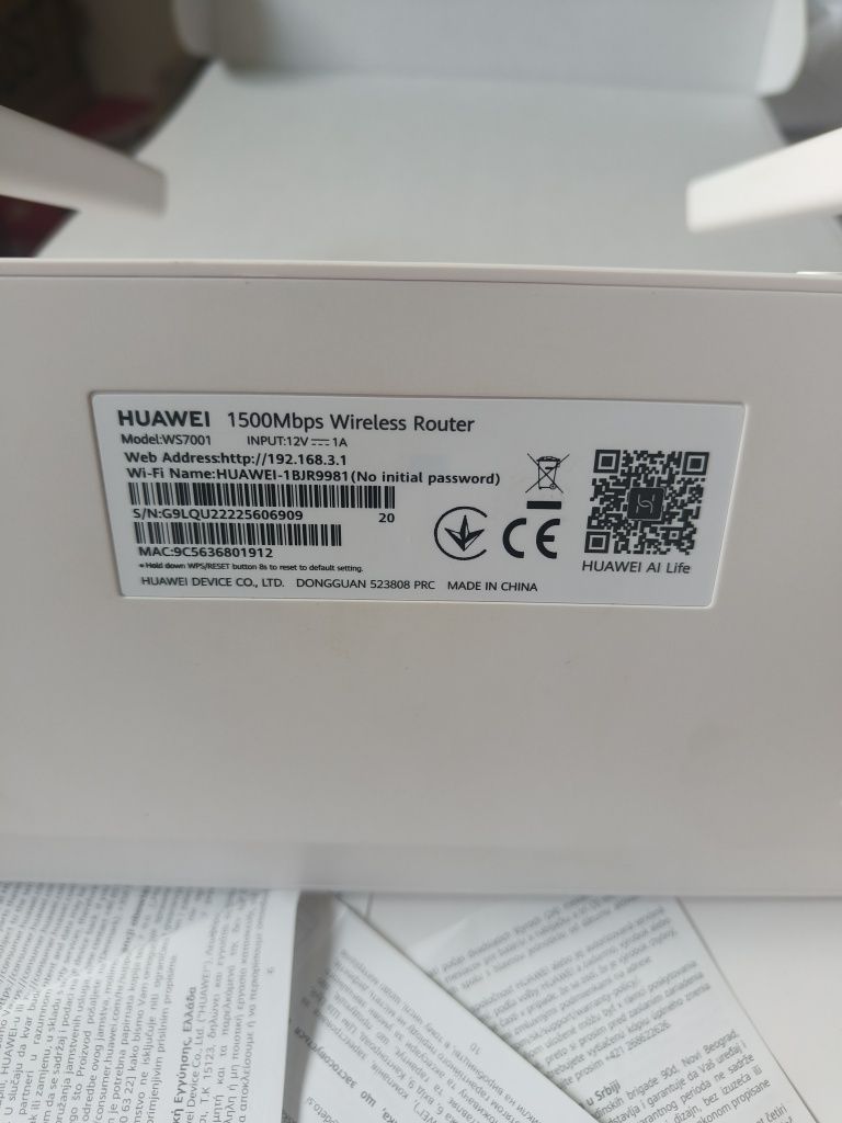 Huawei wifi ax2 ruter