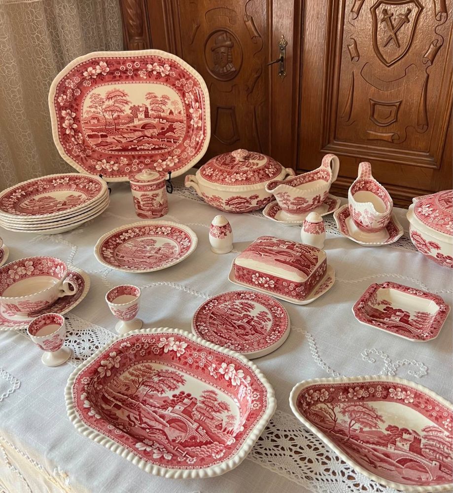 Spode Pink Tower