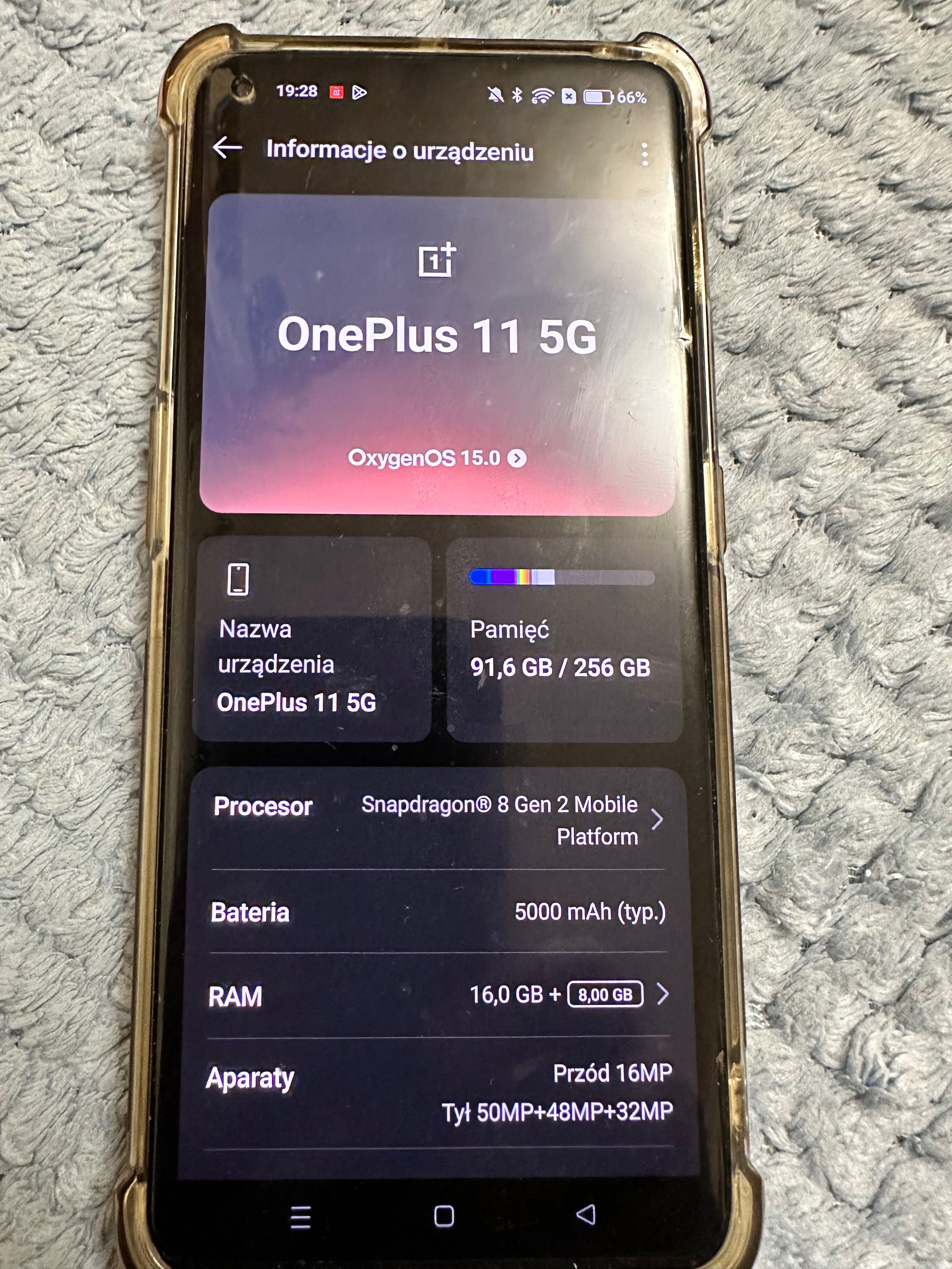 One plus 11 5g 16ram 256gb