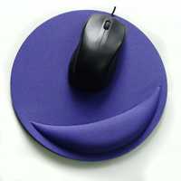 Коврик для мышки с поддержкой запястья фиолетовый
