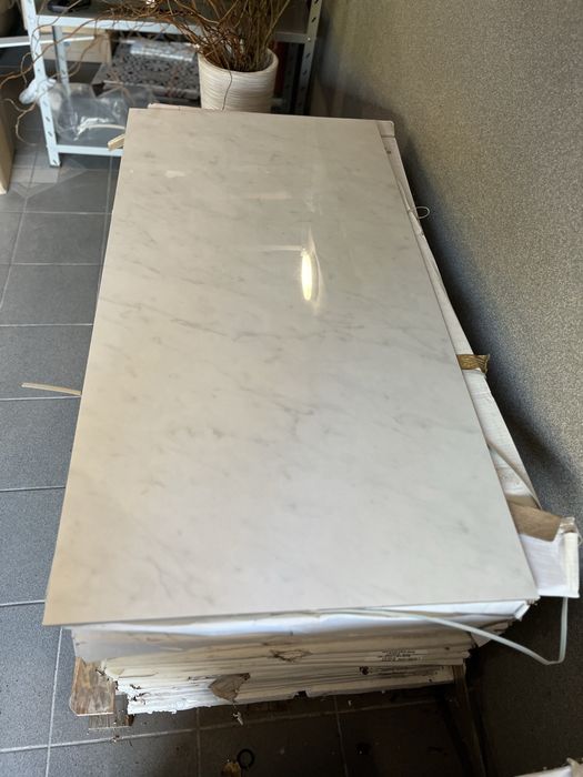 Gres szkliwiony 120x60 – biały 5,76m2– NOWY – 60zł/m2