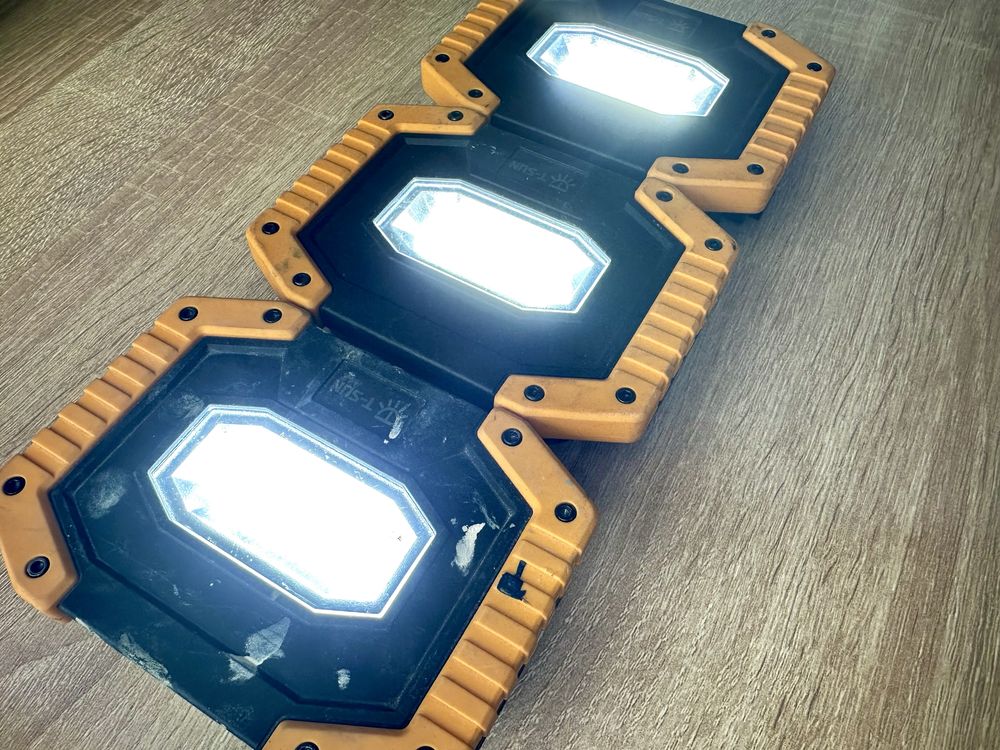 Lampy robocze LED 20W z akumulatorem przenośny reflektor budowlany USB