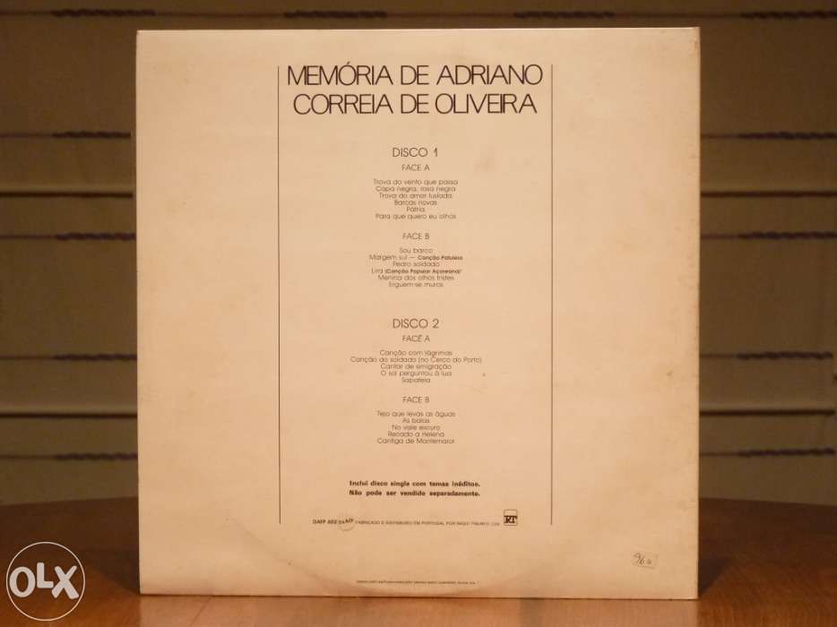 Adriano Correia de Oliveira - Memória de Adriano (lp vinil)