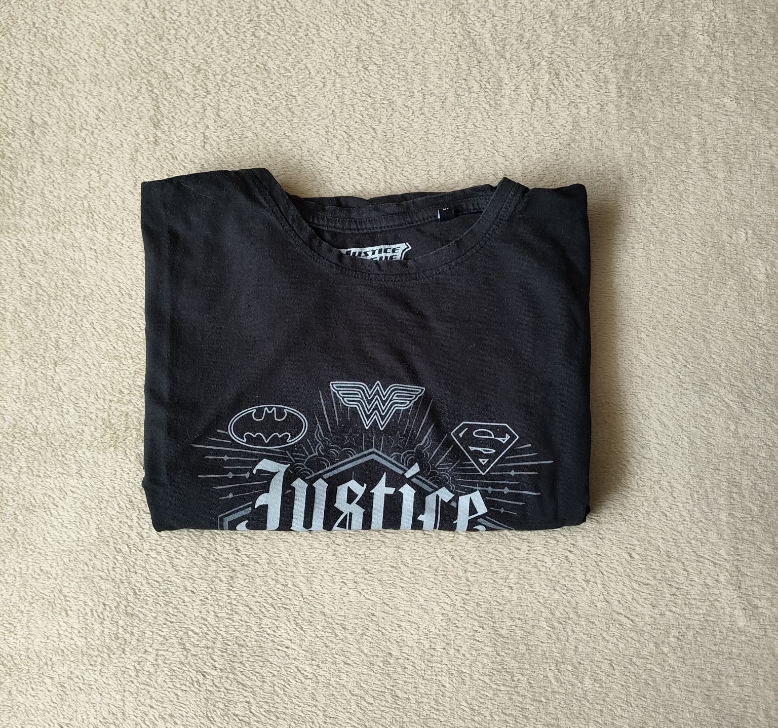 Justice League bawełniany t-shirt męski - rozmiar M - stan bdb-