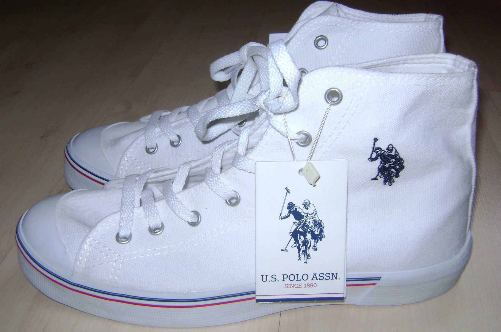 U.S. POLO ASSN. Lauren oryginalne NOWE z metką trampki roz 43