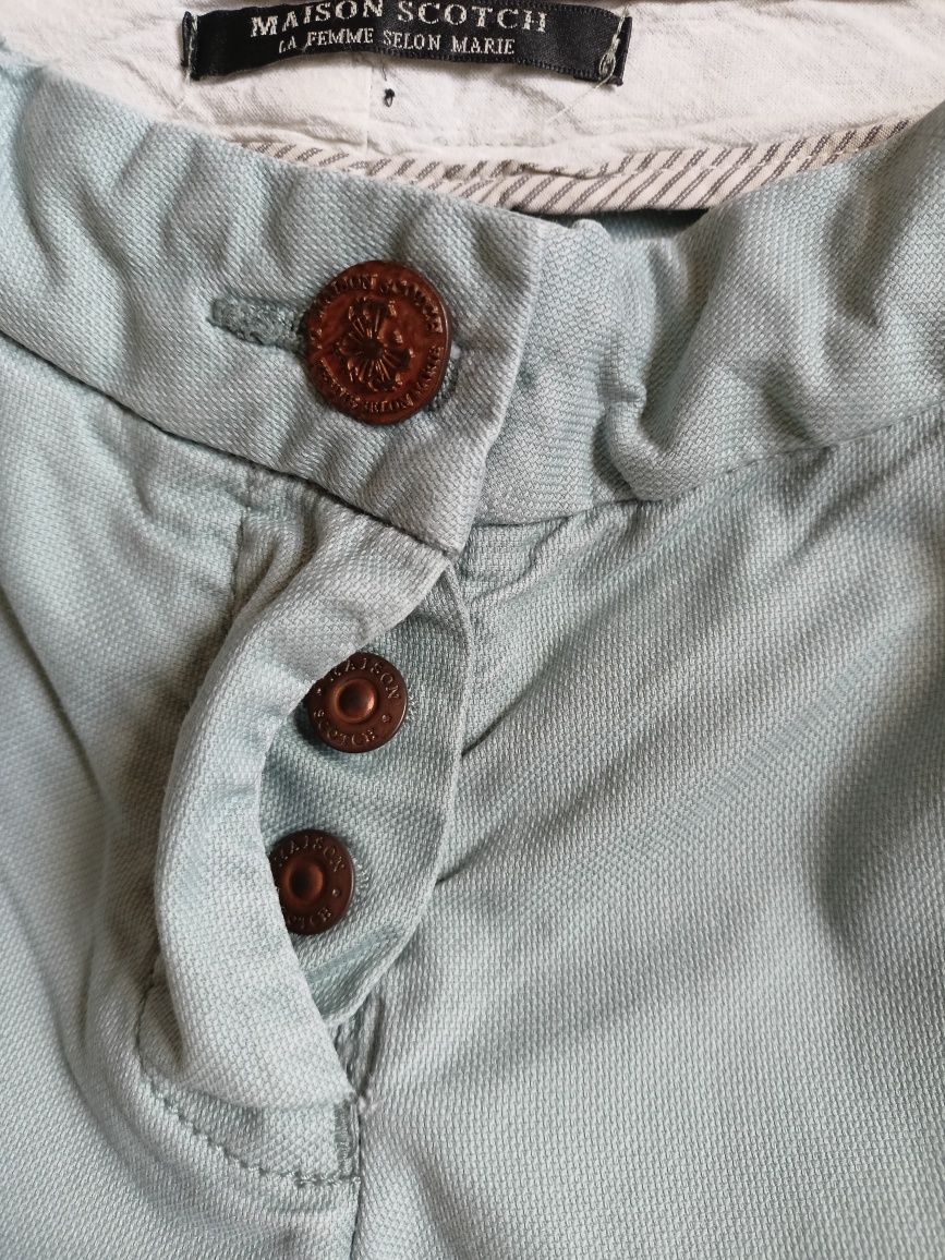 Maison Scotch, eleganckie spodnie, roz. W26 L32, stan bardzo dobry