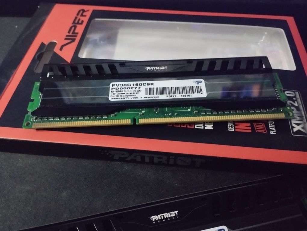 pamięć ram patriot viper 2x4gb 1600mhz