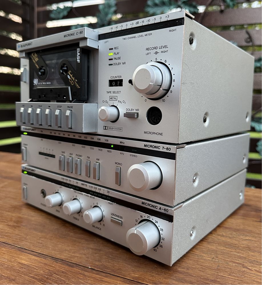 Mikrowieża BLAUPUNKT MICRONIC 60 wzmacniacz tuner deck