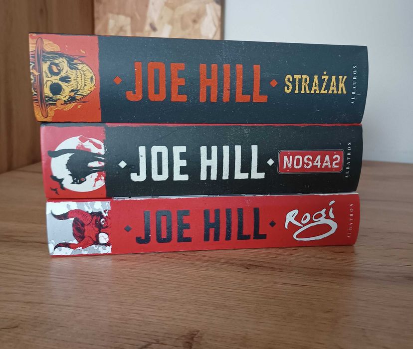 Joe Hill 3 książki Strażak, NOS4A2, Rogi