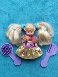 Laleczka Barbie z USA długie super blond włosy grzebyki spinki