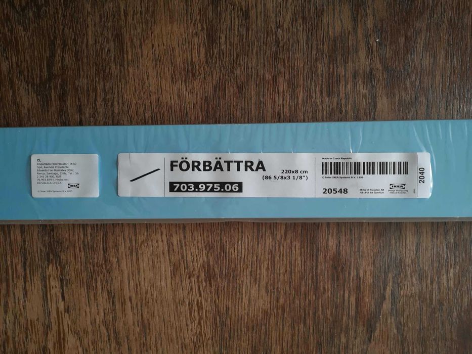 listwa przypodłogowa do kuchni IKEA FÖRBÄTTRA, 220x8