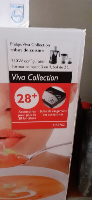 Robô de cozinha Philips Novo em caixa.