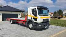 Renault Gama D18 17r auto laweta nowy najazd pomoc drogowa Volvo FE