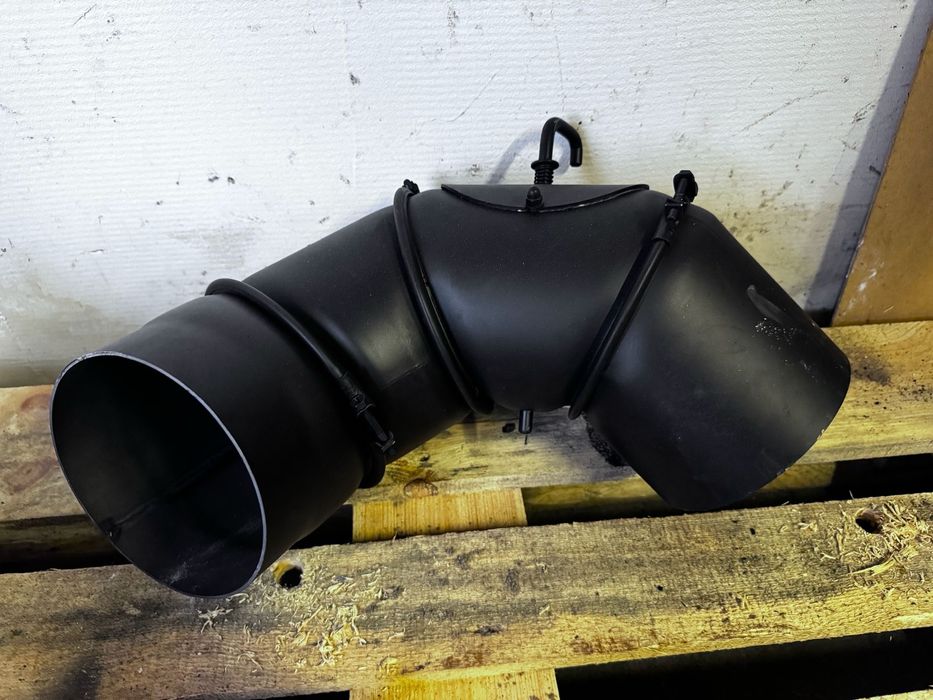 KOLANO SPALINOWE KOMINOWE nastawne 4 segmentowe fi 160 z szybrem, 2mm