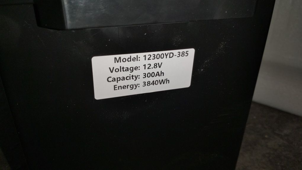 Bateria lifepo4 12v 300ah 3840Wh