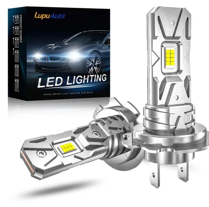 Лампочки в фары ближний и дальний 6500к белый свет