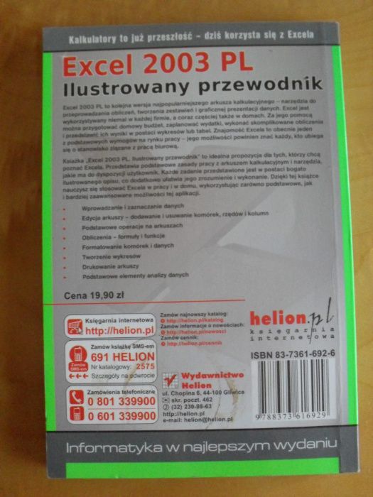 Excel 2003 PL. Ilustrowany przewodnik - K.Masłowski