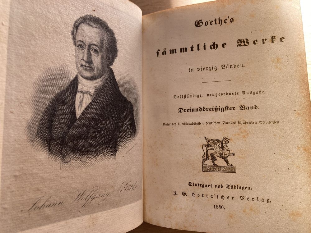 Goethe 4 tomiki dzieł